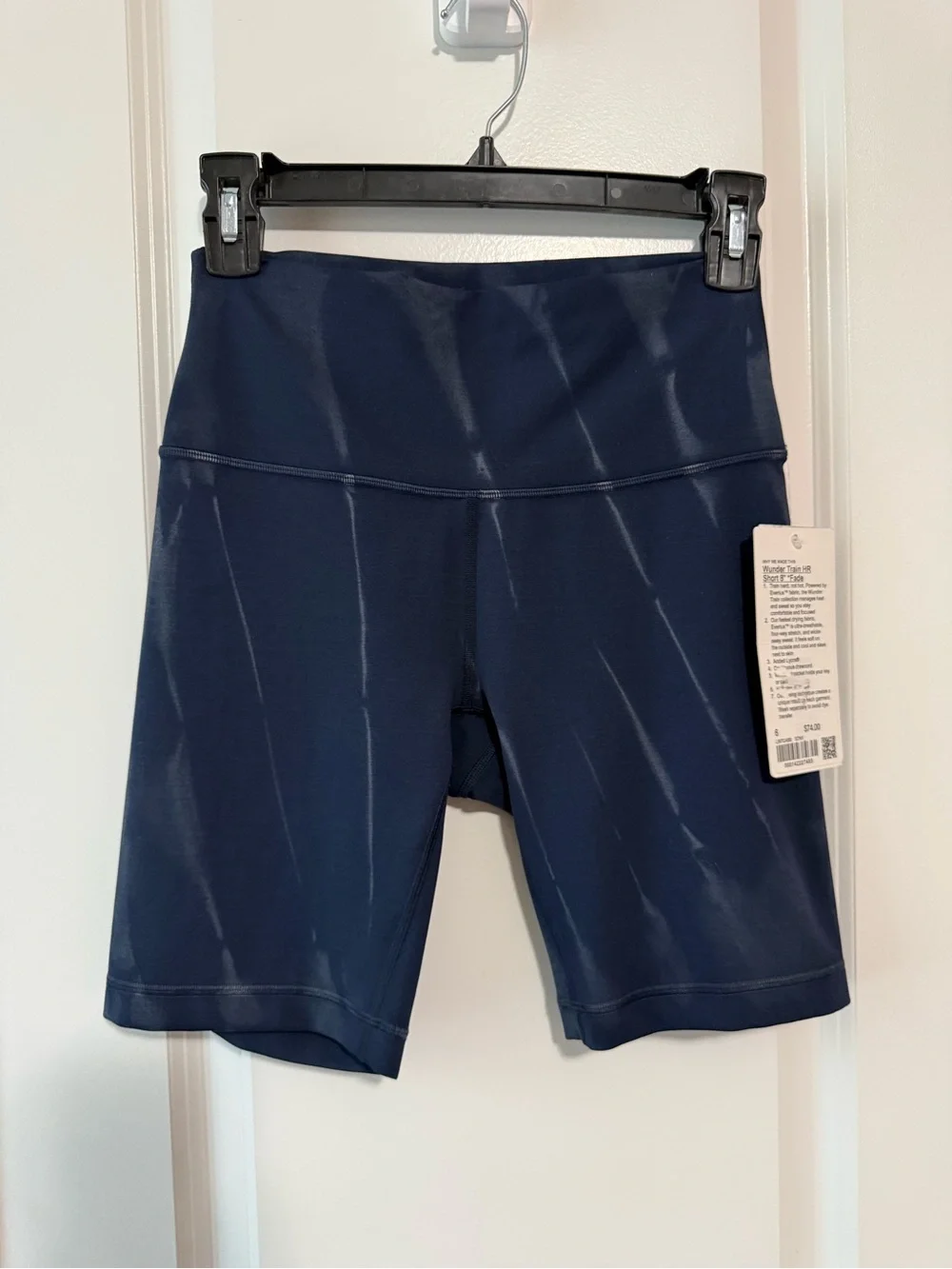 lululemon athletica Navy High-Rise Bike Shorts